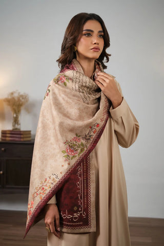 Mashal (Flame) Stole - Plum