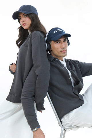 Varsity Jacket - Titanium Grey