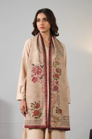 Mashal (Flame) Stole - Plum