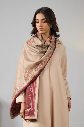 Mashal (Flame) Stole - Plum