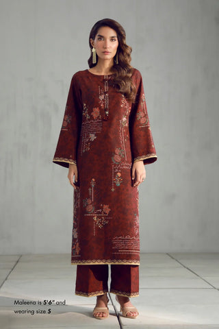 Mashal (Flame) Co-Ord Set - Plum