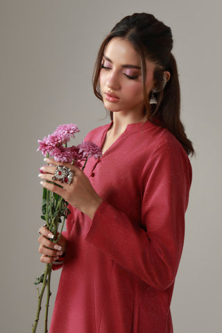 Kalidaar Co-Ord Set - Dark Fuschia