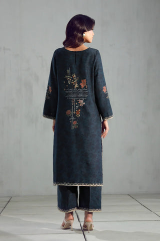 Mashal (Flame) Co-Ord Set - Blue