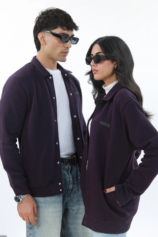 Varsity Jacket - Deep Purple