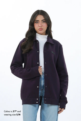 Varsity Jacket - Deep Purple