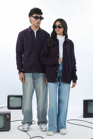 Varsity Jacket - Deep Purple