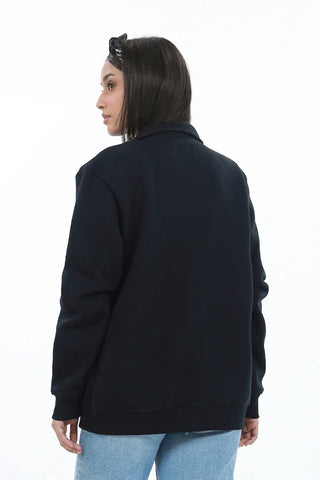 Varsity Jacket - Raven Black