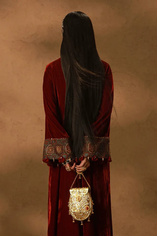 Parisa (Fairy Like) Velvet Kaftaan