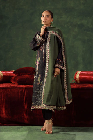 Kanwal (Water Lily) Set - Deep Green