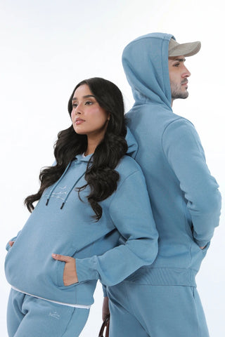 Pullover Hoodie - Mist Blue