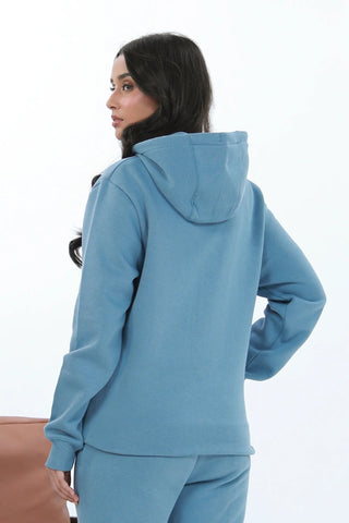 Pullover Hoodie - Mist Blue