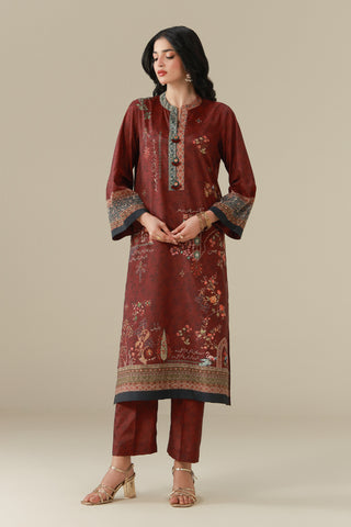 Muskaan (Smile) Co-ord Set - Plum