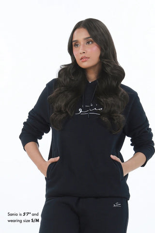 Pullover Hoodie - Raven Black