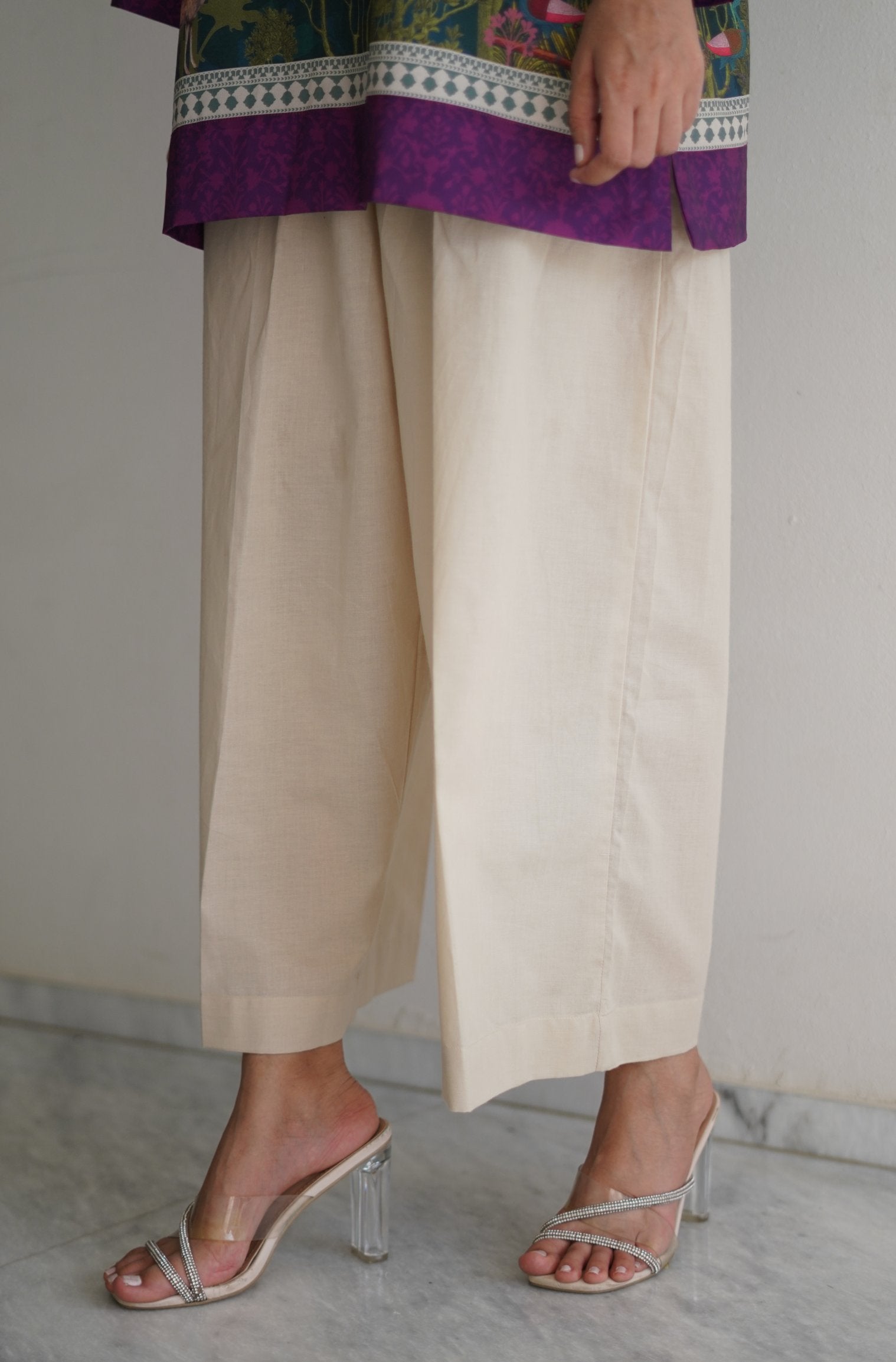 Culotte Pants Beige mantouae