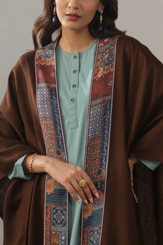 Manto's Unisex Brown Wrap around Style Cape