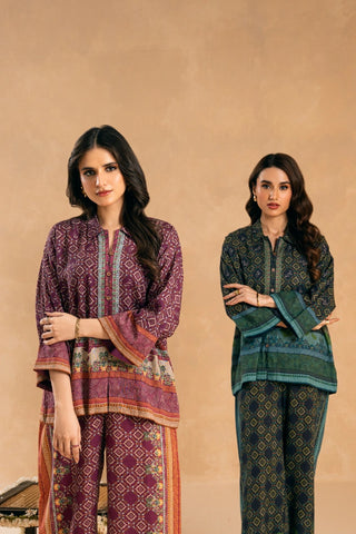 Azka (Pure) Co-Ord - Magenta