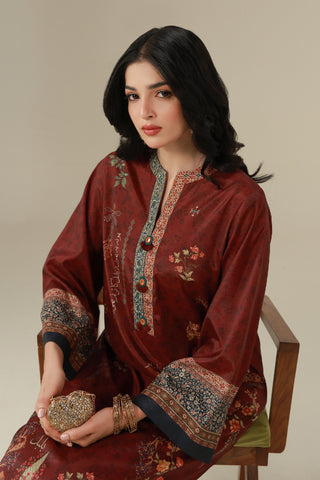 Muskaan (Smile) Co-ord Set - Plum