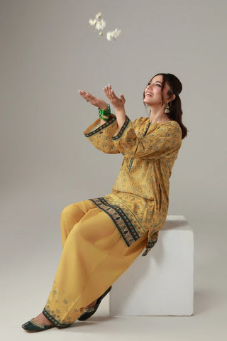 Sukoon (Peace) Co-Ord Set - Mustard