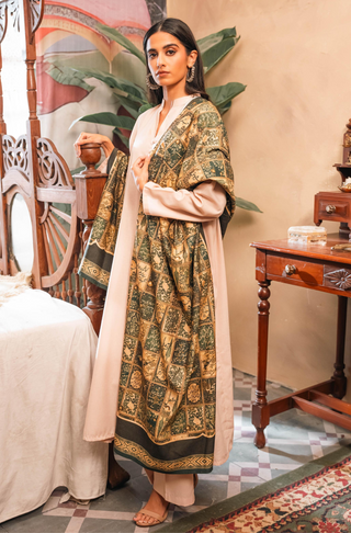 Shopmanto, wear manto, manto clothing brand, manto pakistan, ladies clothing brand, urdu calligraphy clothing, wear manto, urdu calligraphy unisex brown royal green jugnu odhni dupatta, urdu dupatta