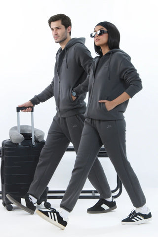 Zipper Hoodie - Titanium Grey