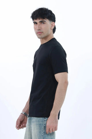 Men's Basic Black Smart Fit T-shirt