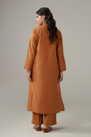 Kalidaar Co-Ord Set - Cinnamon Brown