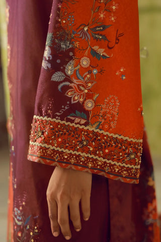 Rukhsar (Radiant Face) Set - Maroon