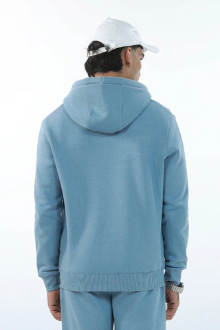 Zipper Hoodie - Mist Blue