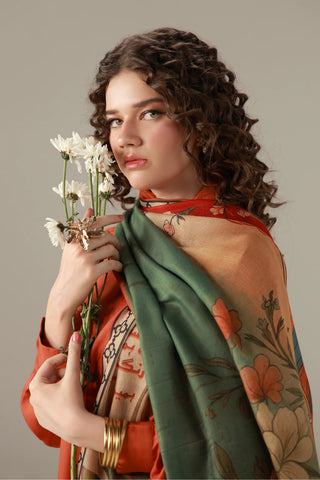 Gul-e-Lala (Tulip) - Scarf