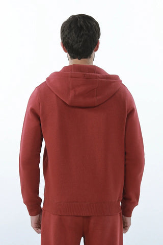 Zipper Hoodie - Brick Rust