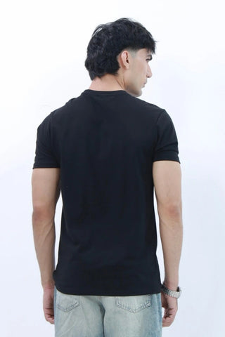 Men's Basic Black Smart Fit T-shirt