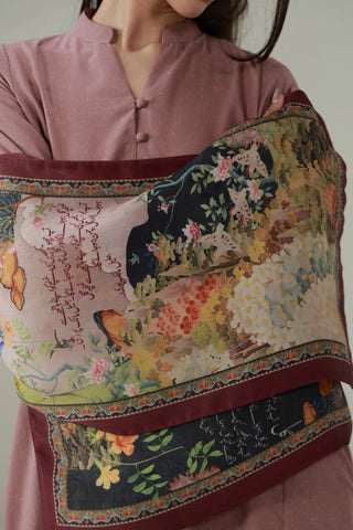 Gulnoor (Light of the Flower) Stole