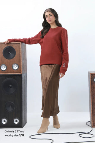 Talaash Sweatshirt - Brick Rust