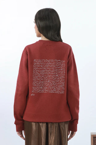 Talaash Sweatshirt - Brick Rust