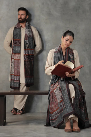 Guzarish (Request) Velvet Shawl