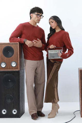 Talaash Sweatshirt - Brick Rust