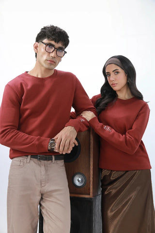 Talaash Sweatshirt - Brick Rust