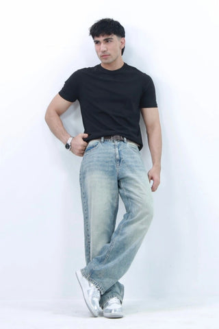 Men's Basic Black Smart Fit T-shirt