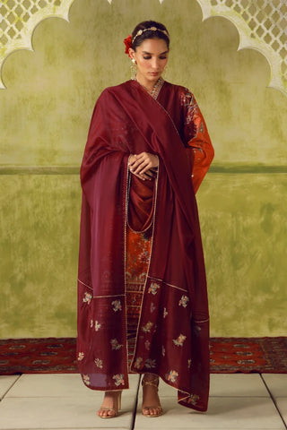 Rukhsar (Radiant Face) Set - Maroon