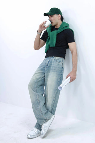 Men's Basic Black Smart Fit T-shirt