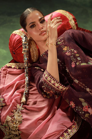 Kanwal (Water Lily) Set - Deep Purple