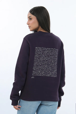 Talaash Sweatshirt - Deep Purple