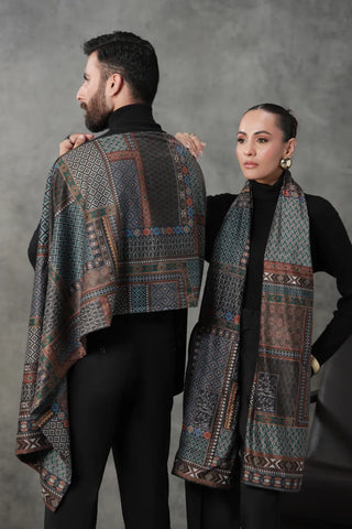 Ranjish (Resentment) Velvet Stole