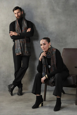 Ranjish (Resentment) Velvet Stole