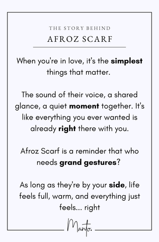 Afroz (Radiant) Scarf