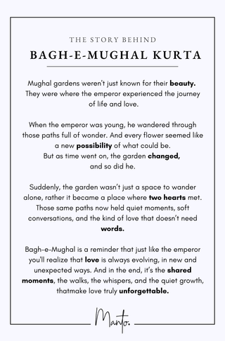 Bagh-e-Mughal (Mughal Garden) Kurta