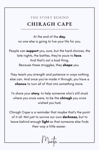 Design Philosophy of Chiragh Cape