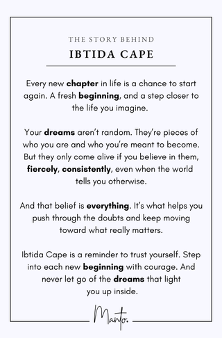 Design Philosophy of Ibtida Cape