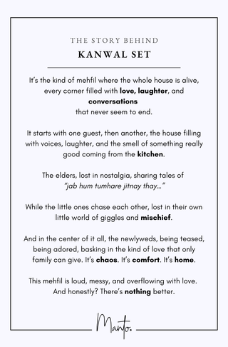 Kanwal (Water Lily) Set - Deep Green