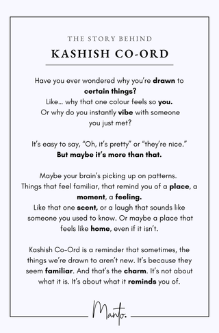 Design Philosophy of Kashish Co-Ord